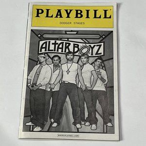 2005 Altar Boyzs Off-Broadway Musical Playbill Program Theatre